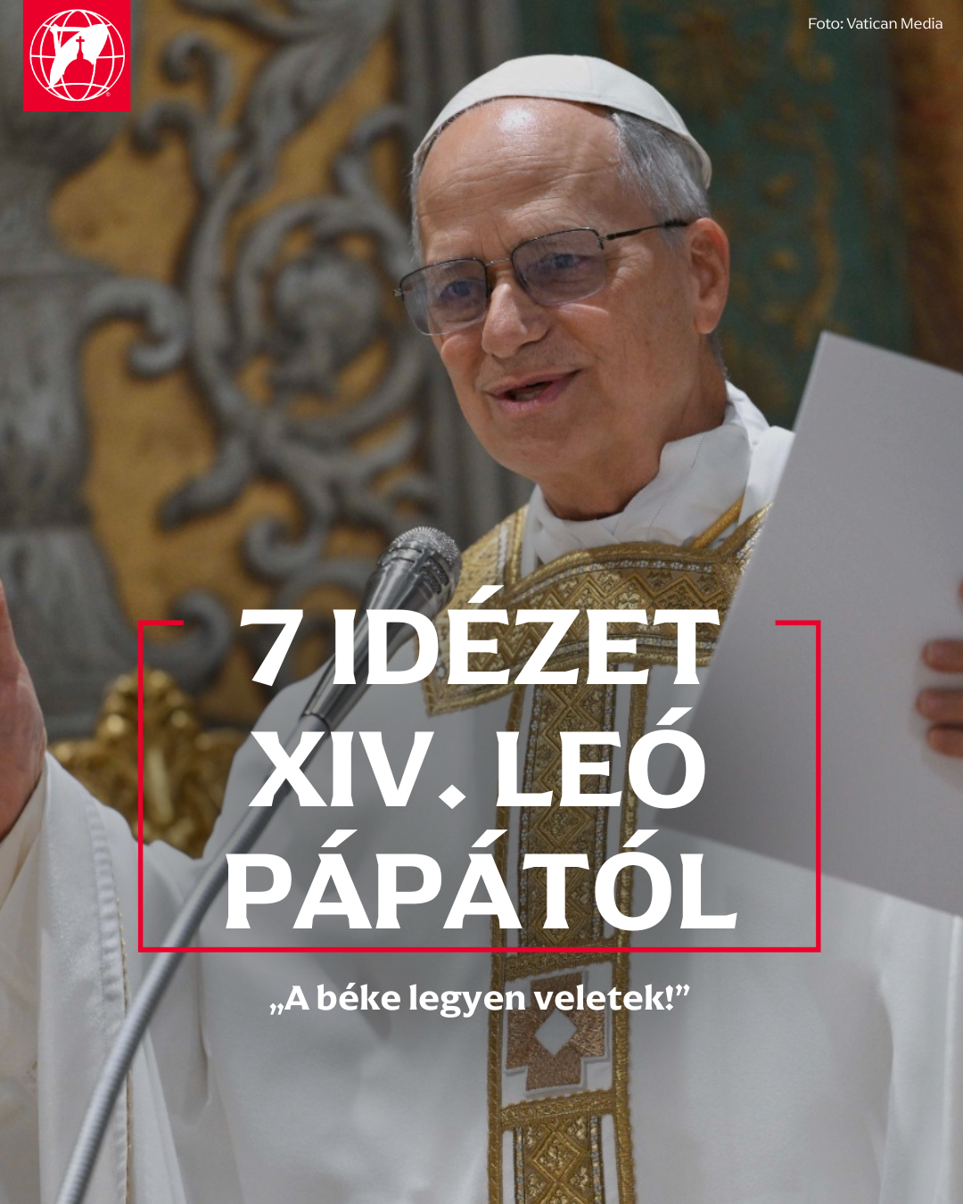 La pace sia com tutti voi! Peace be with you! 